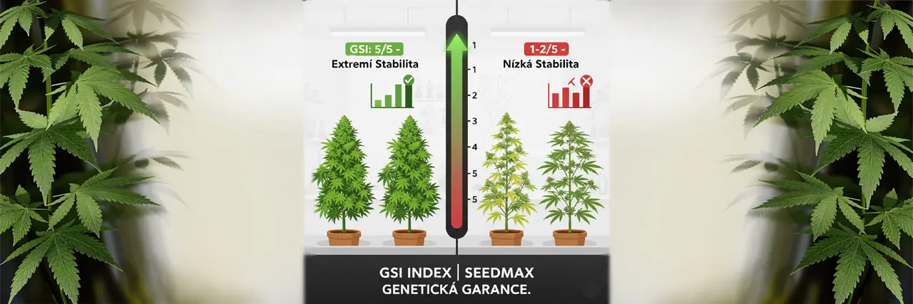 Index GSI Genetické Stability Semen Seedmax Graf